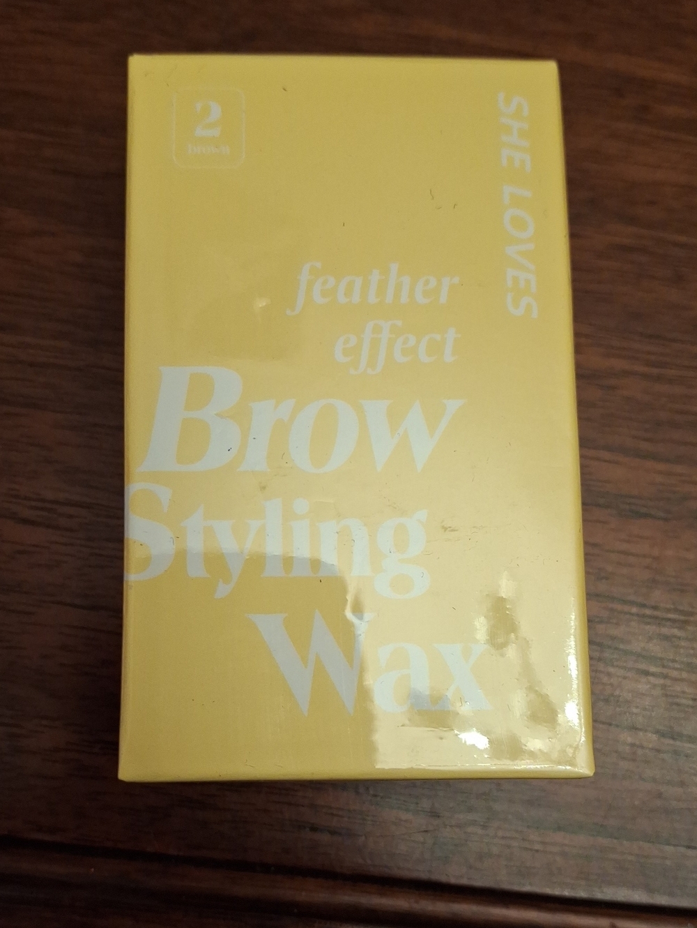 She Loves Feather Effect Brow Styling Wax New Sealed Box - 2 Brown